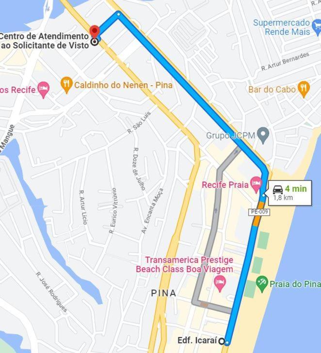 Apartamento Flat Aconchego Beira-mar Terreo